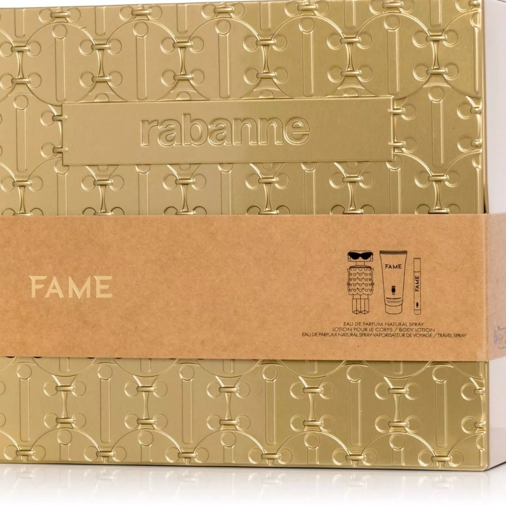 Paco Rabanne Fame Eau De‎ Parfum Gift Set 3pc - Picture 2 of 3